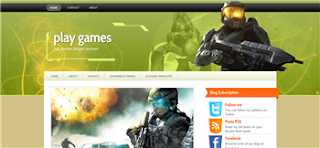 Play Games Blogger Template isa  Game Blogger Template. Its Good For Your Game Site
