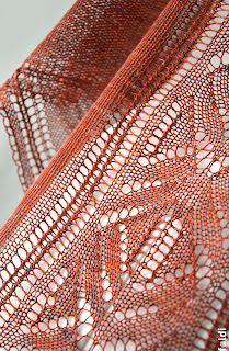 machine knitted passap triangular luxurious pure silk scarf