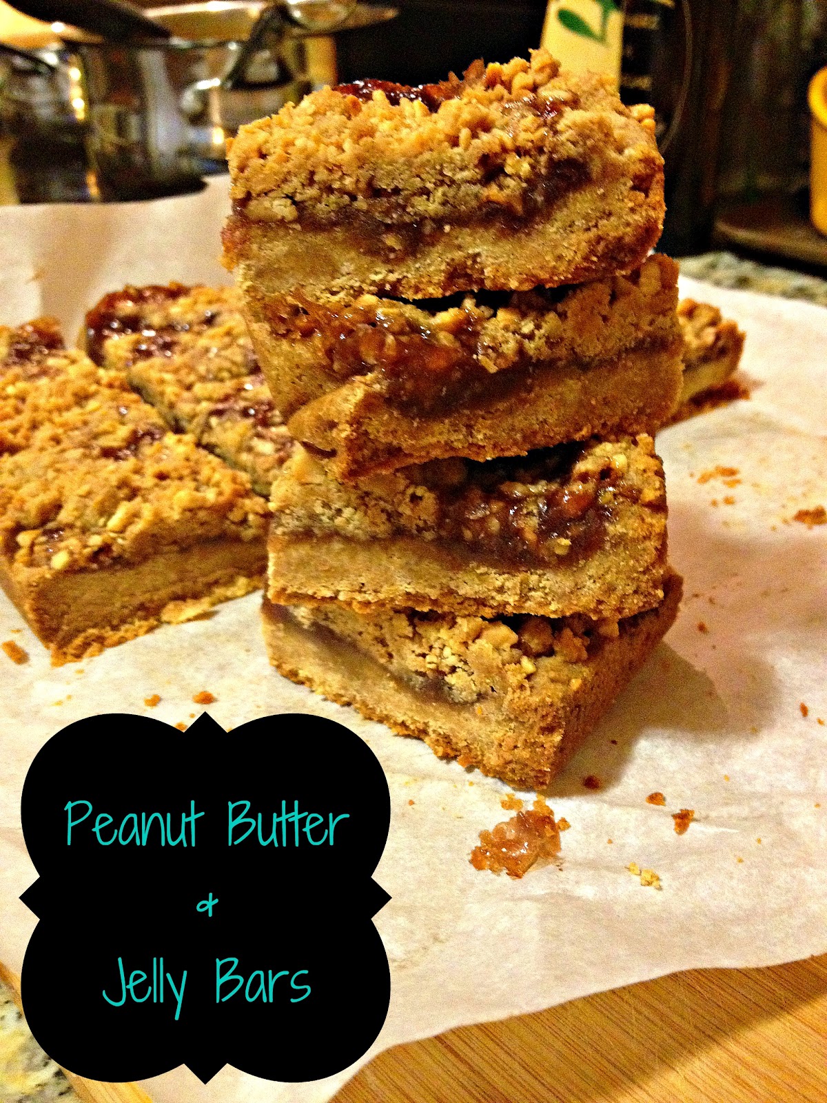 Peanut Butter & Jelly Bars