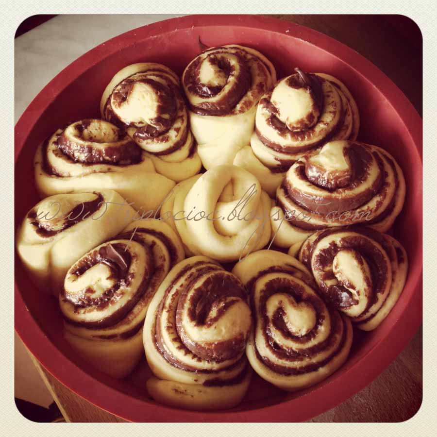 Il Mondo di Milla Torta di rose alla nutella