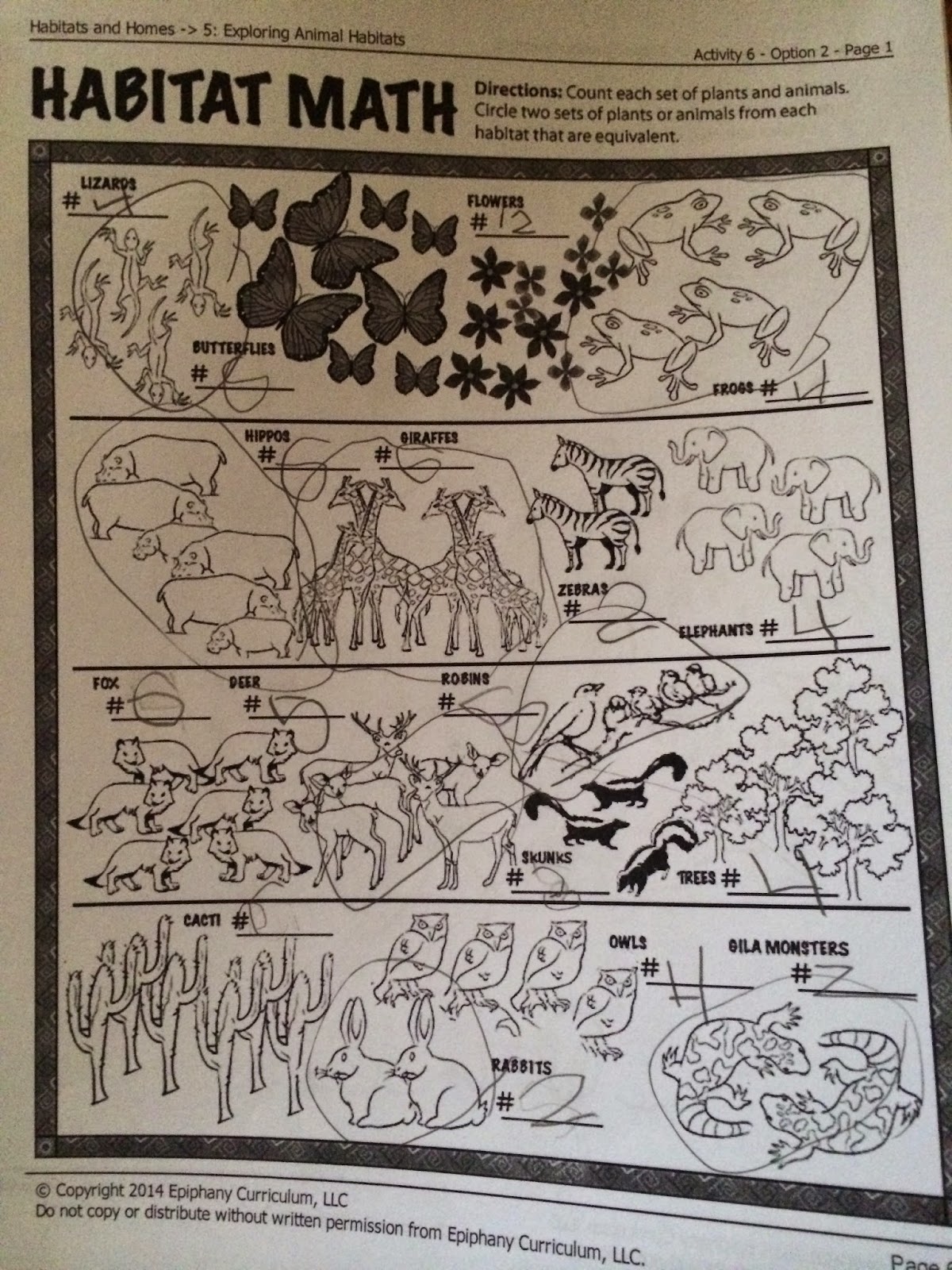 Coastal Breezes Academy Moving Beyond the Page 57 Unit 1 Habitats