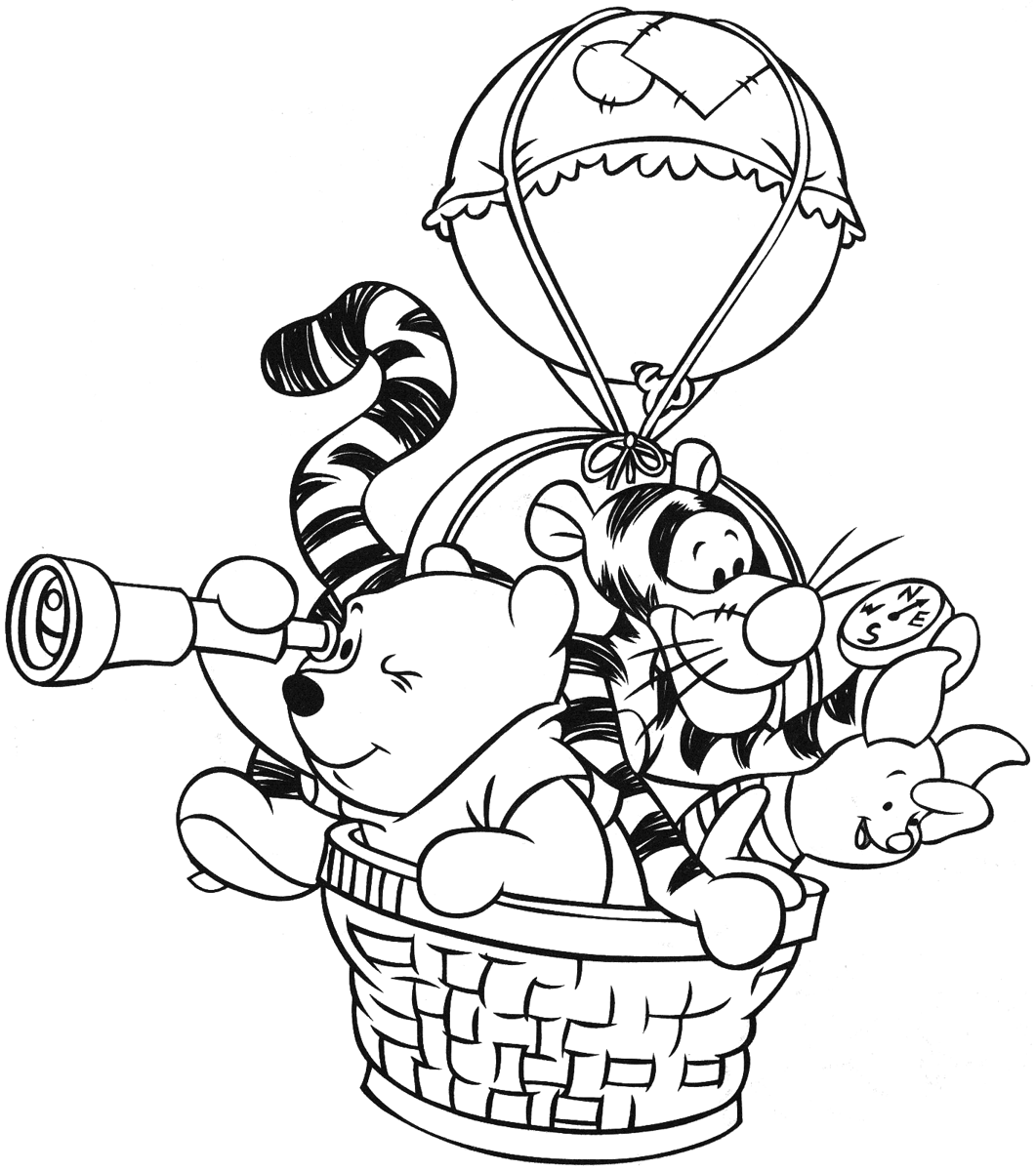 winnie the pooh coloring page Free Coloring Pages Printables for Kids