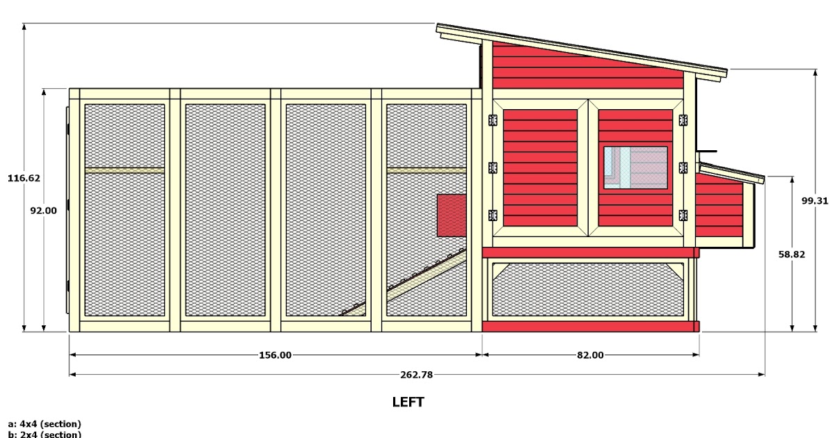 coops for chickens Chicken Coop Plans Dwg