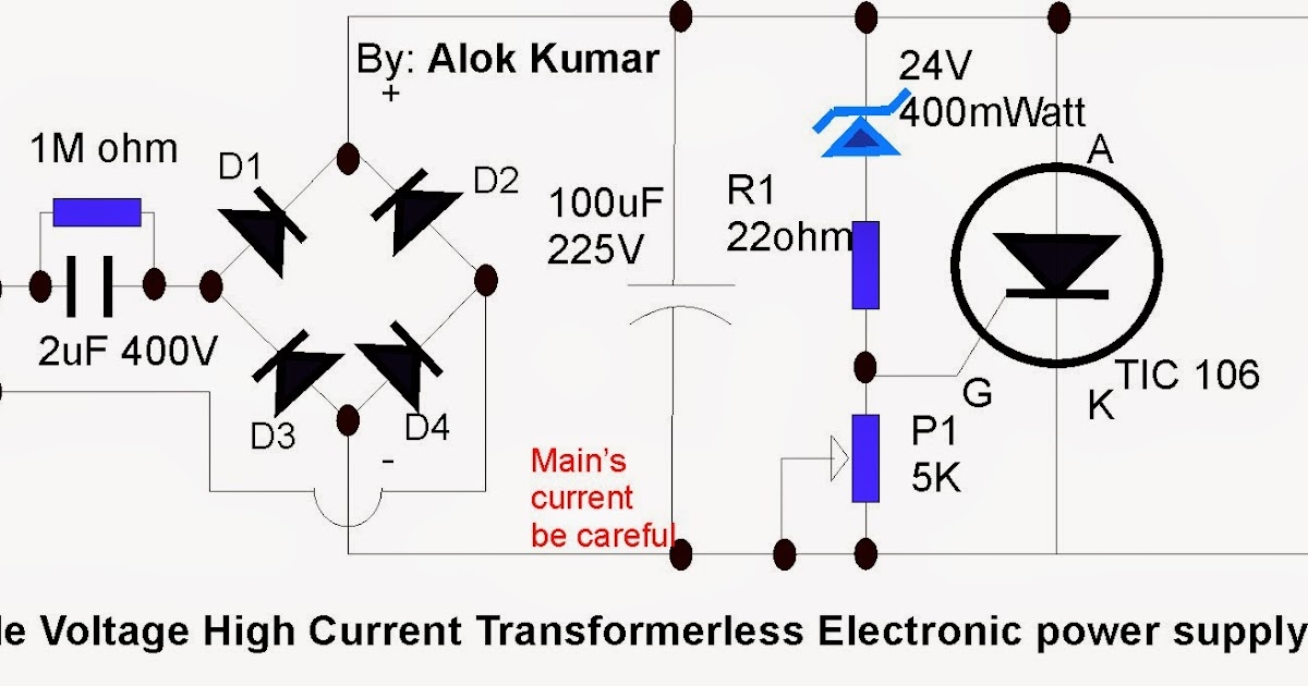 Electronic Circuits, Transformerless Power Supply, LED Drivers, Battery chargers, Solar Circuits