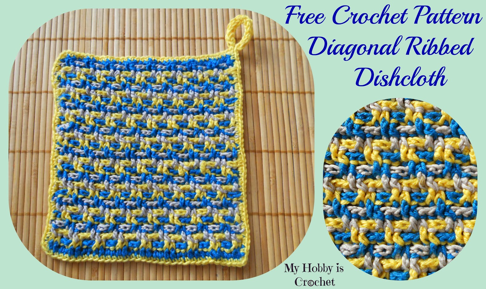 Fiber Flux 30 Free Crochet Dishcloth Patterns!