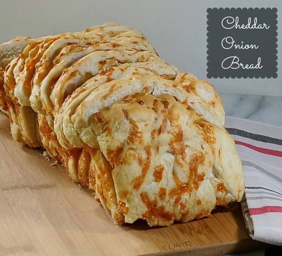 Not Just Grilled Cheese Cheddar Onion Batter Bread
