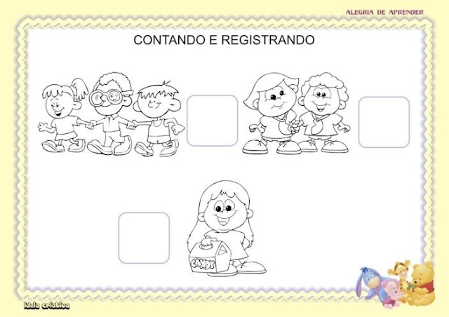 Caderno de Atividade Maternal Alegria de Aprender para imprimir grátis