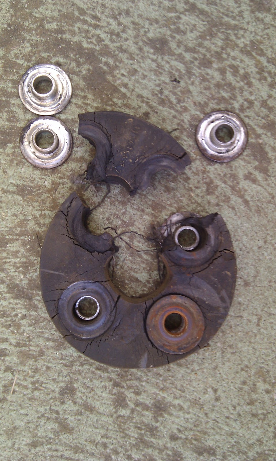 VW Karmann Ghia Repairs Steering shaft coupler replacement.