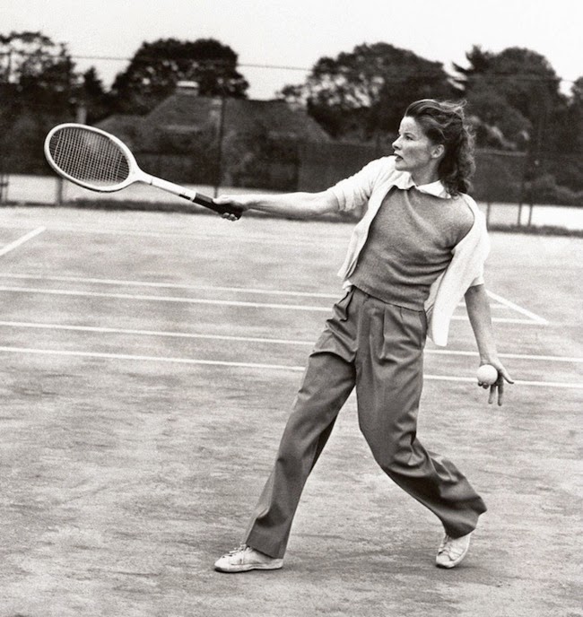 Katharine Hepburn tennis
