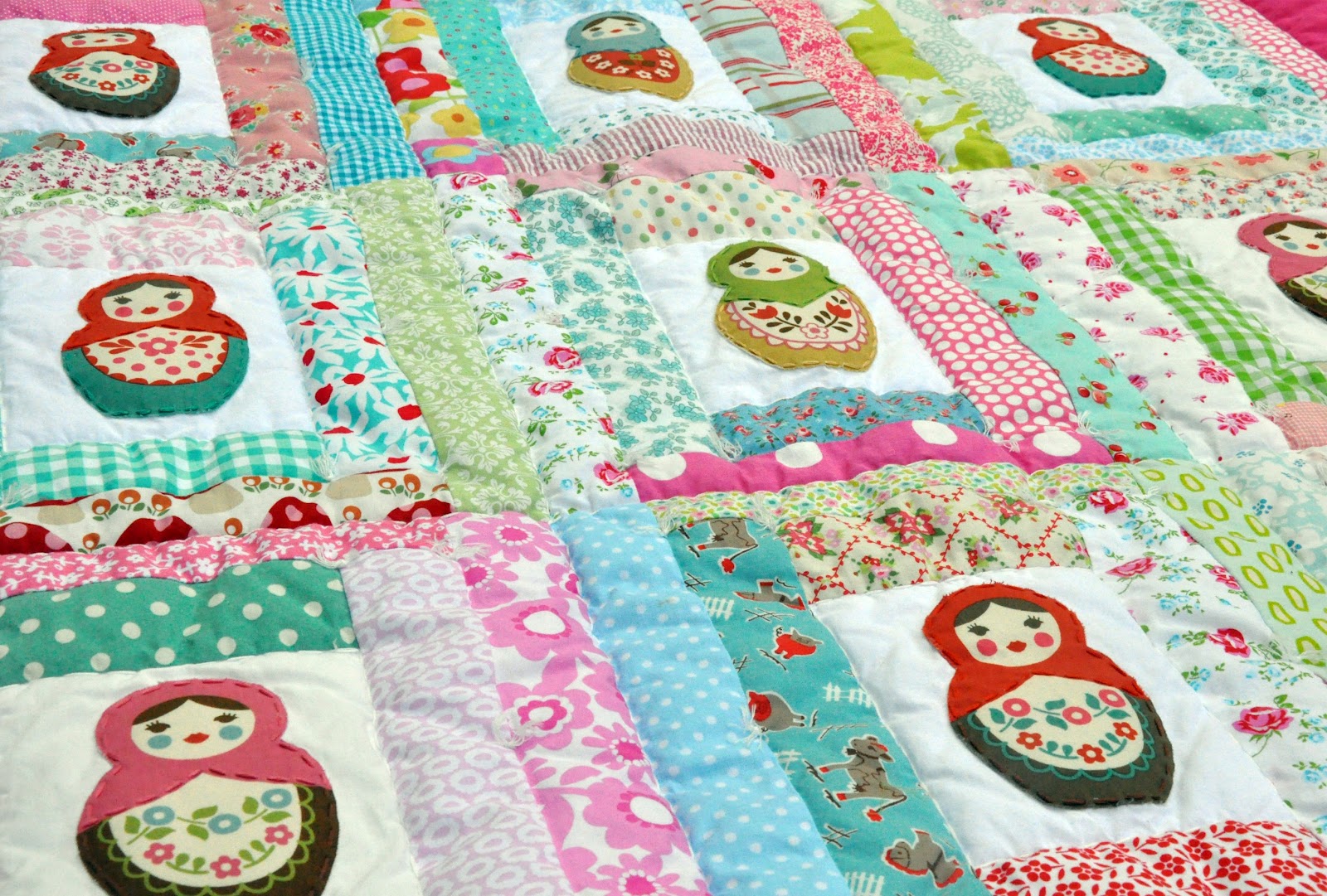 baby burrito quilts Matryoshka quilt III