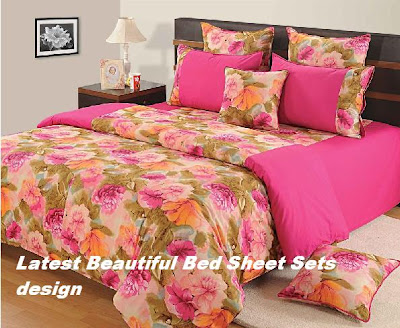 Bed Sheet with Cotton bed sheets Design: Latest Beautiful Bed Sheet