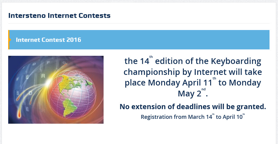 14e Concours international en ligne