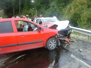 ACCIDENTE DE TRANSITO EN RUTA HASTA ANTILHUE