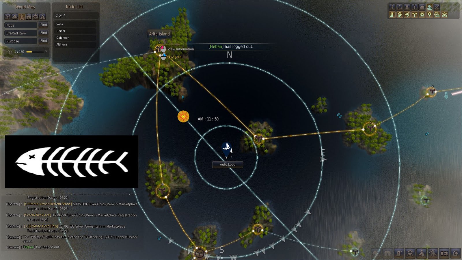 Nu Wave Fishing BDO Hot Spot Post 11 Tuna, Seas of Olvia