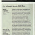 MARKAL SÉLECTIONNÉ DANS LA RUBRIQUE "SAVOIR VIVRE"