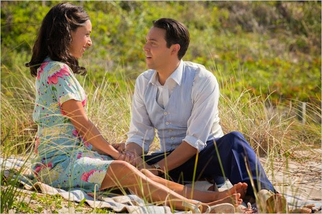 Jack Huston y Oona Chaplin en "El viaje más largo"