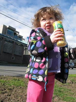 j and her coffee