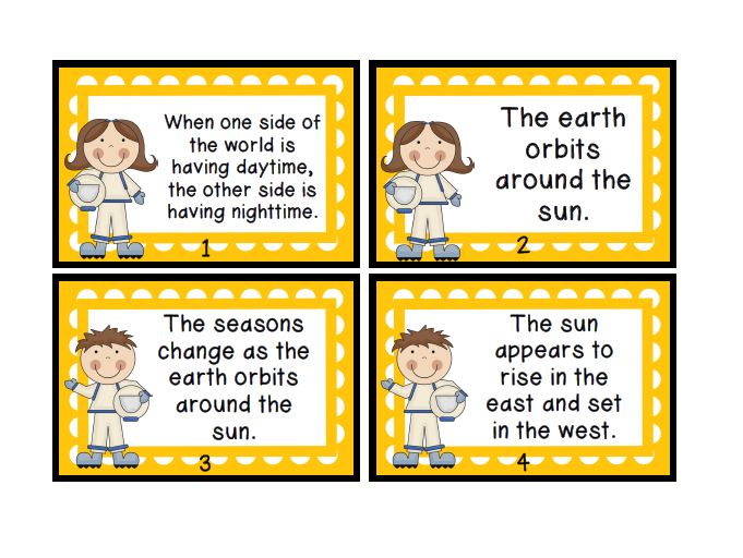Rotation vs. Revolution - Classroom Freebies