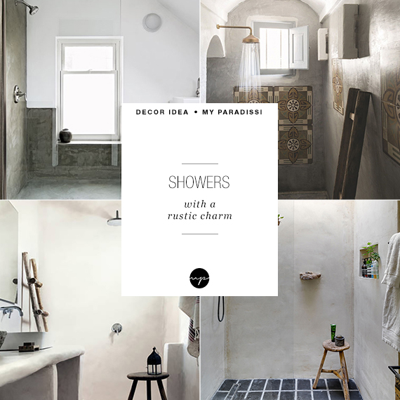 Showers with a rustic charm | My Paradissi