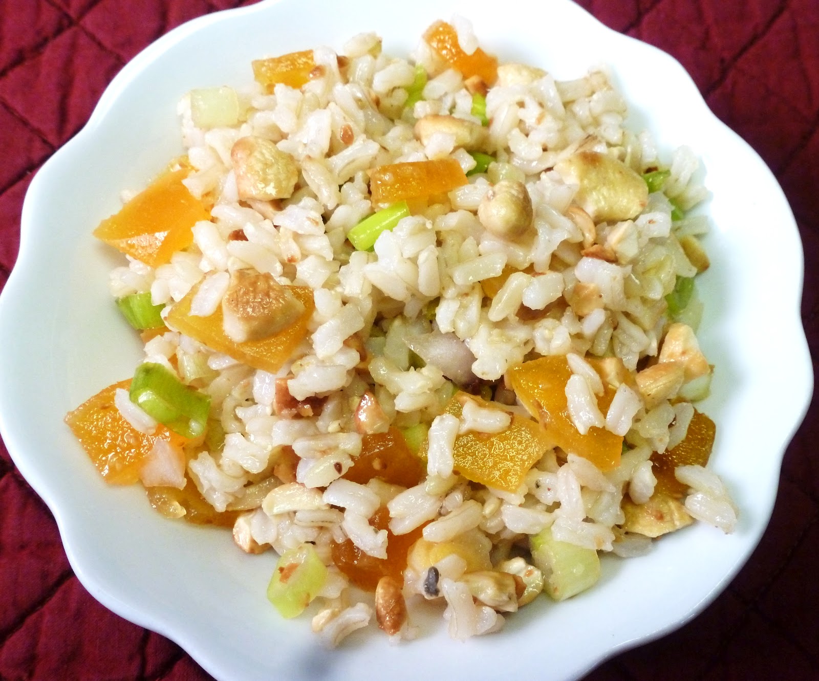 My Adventures Testing 1000 Vegan Recipes Rice Salad with Cashews