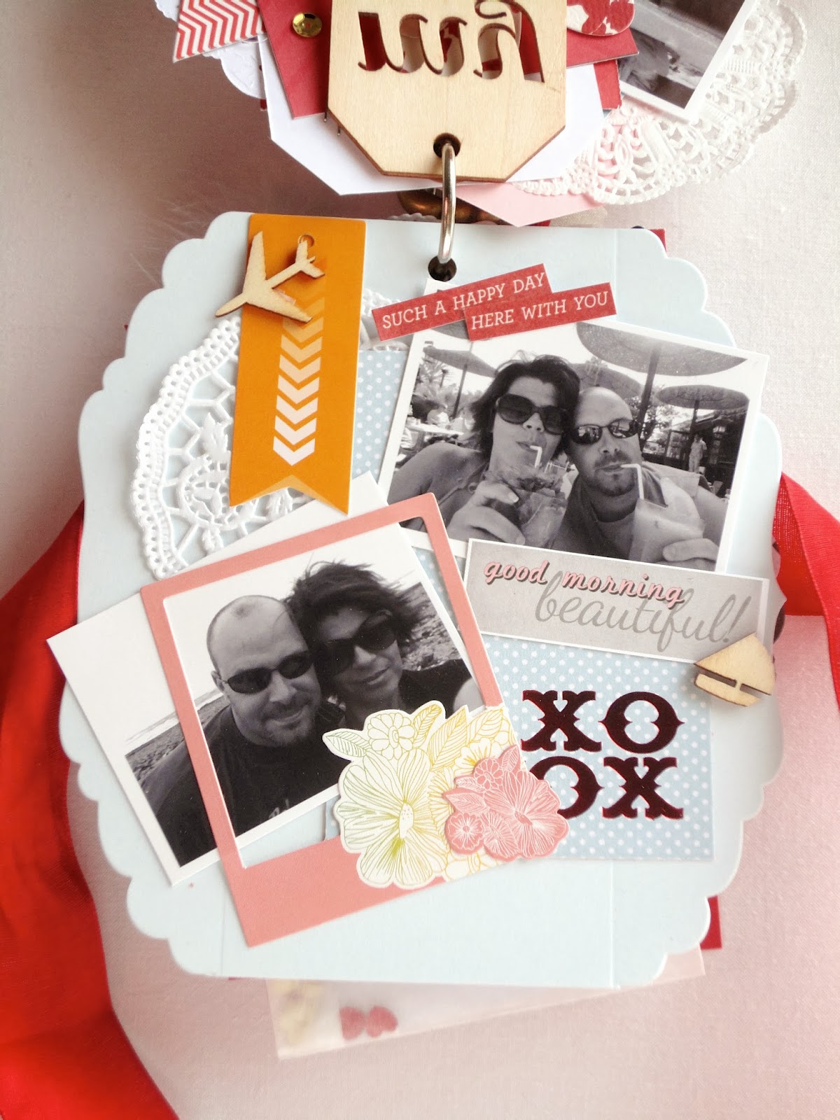 Instants de Scrap Mini album "Saint Valentin"