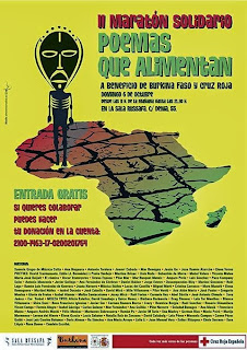 Presentación de Versos y trazos y maratón solidario.