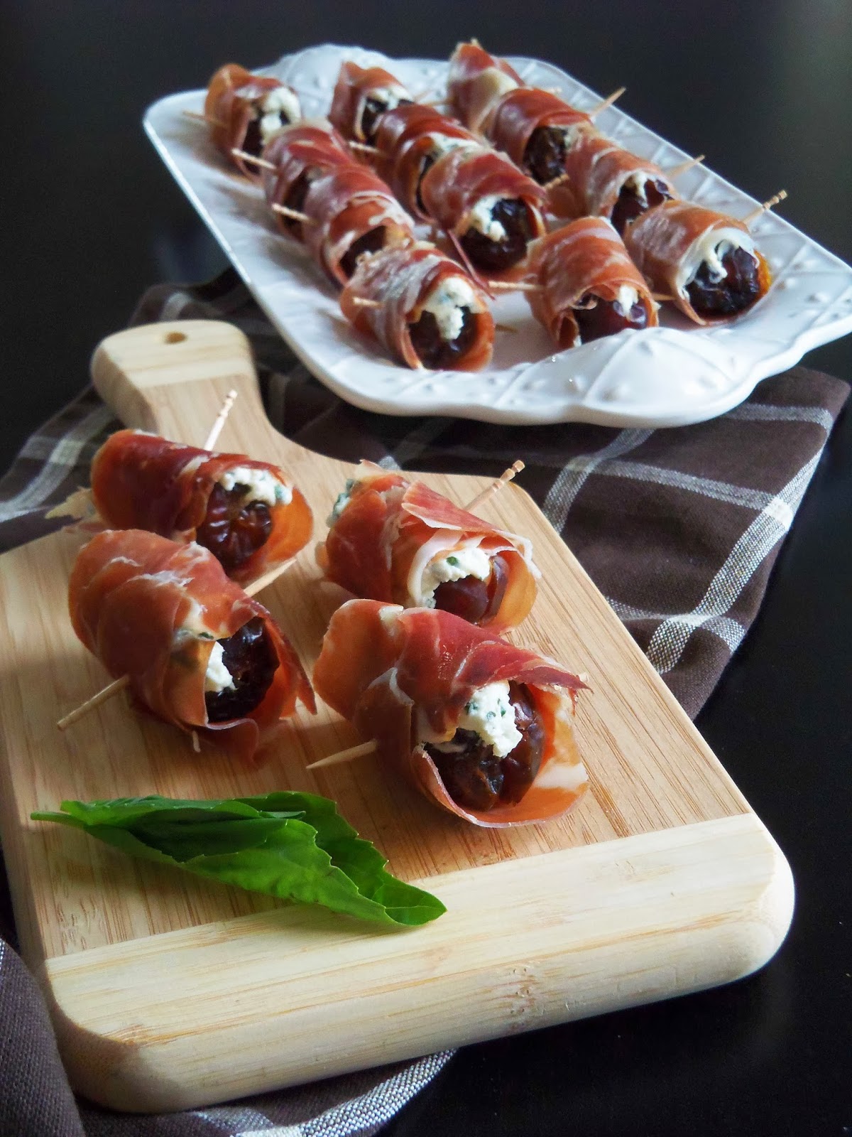 Simply Romanesco Goat Cheese Stuffed Dates