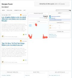 Simple Fresh News Blog Templates
