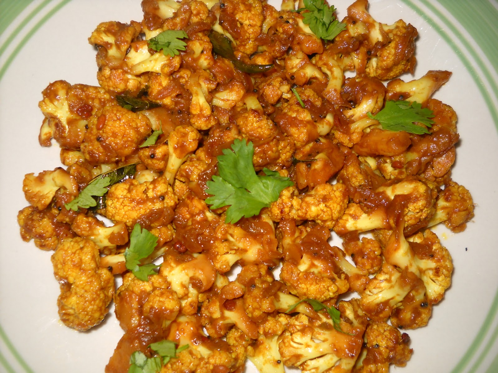 Sri lankan Curries Sweets & food Recepies Cauliflower Stir Fry