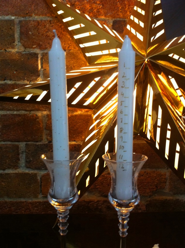 { This girl loves to talk } Advent Candle