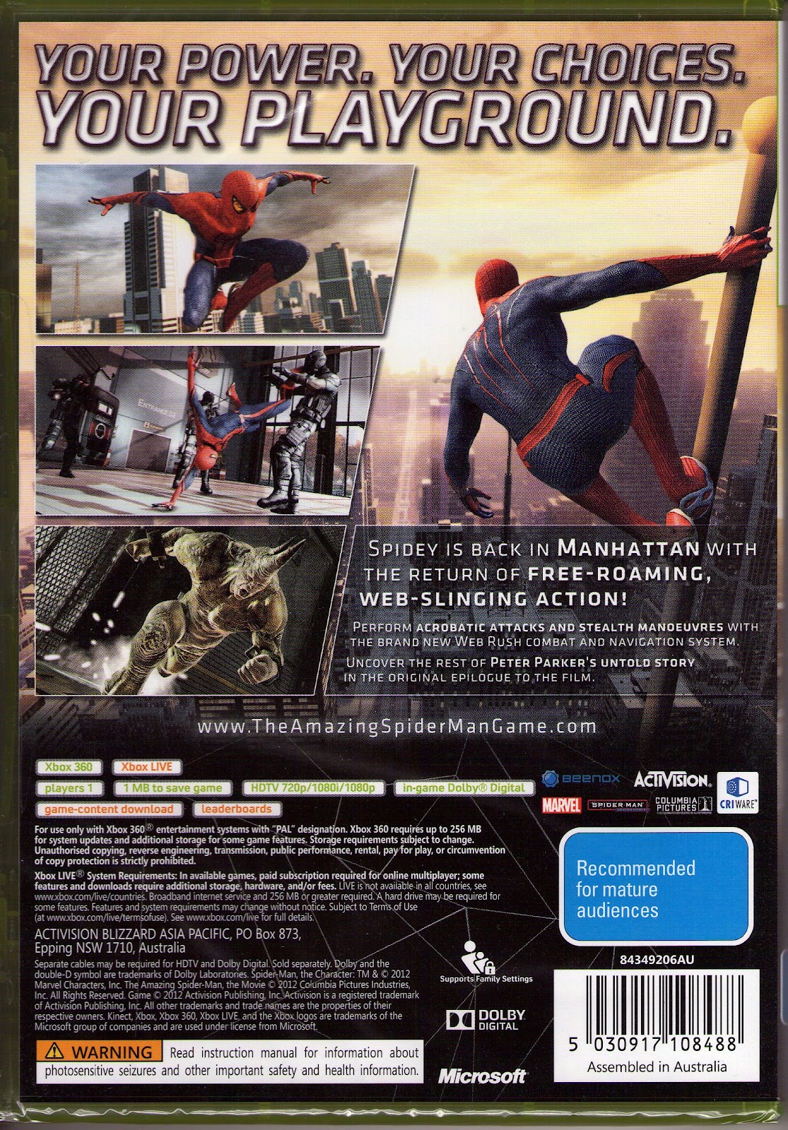 Win! Win!! WIN!!! The Amazing SpiderMan XBox 360!!