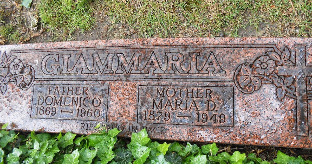 My Big Italian Family Tombstone Tuesday