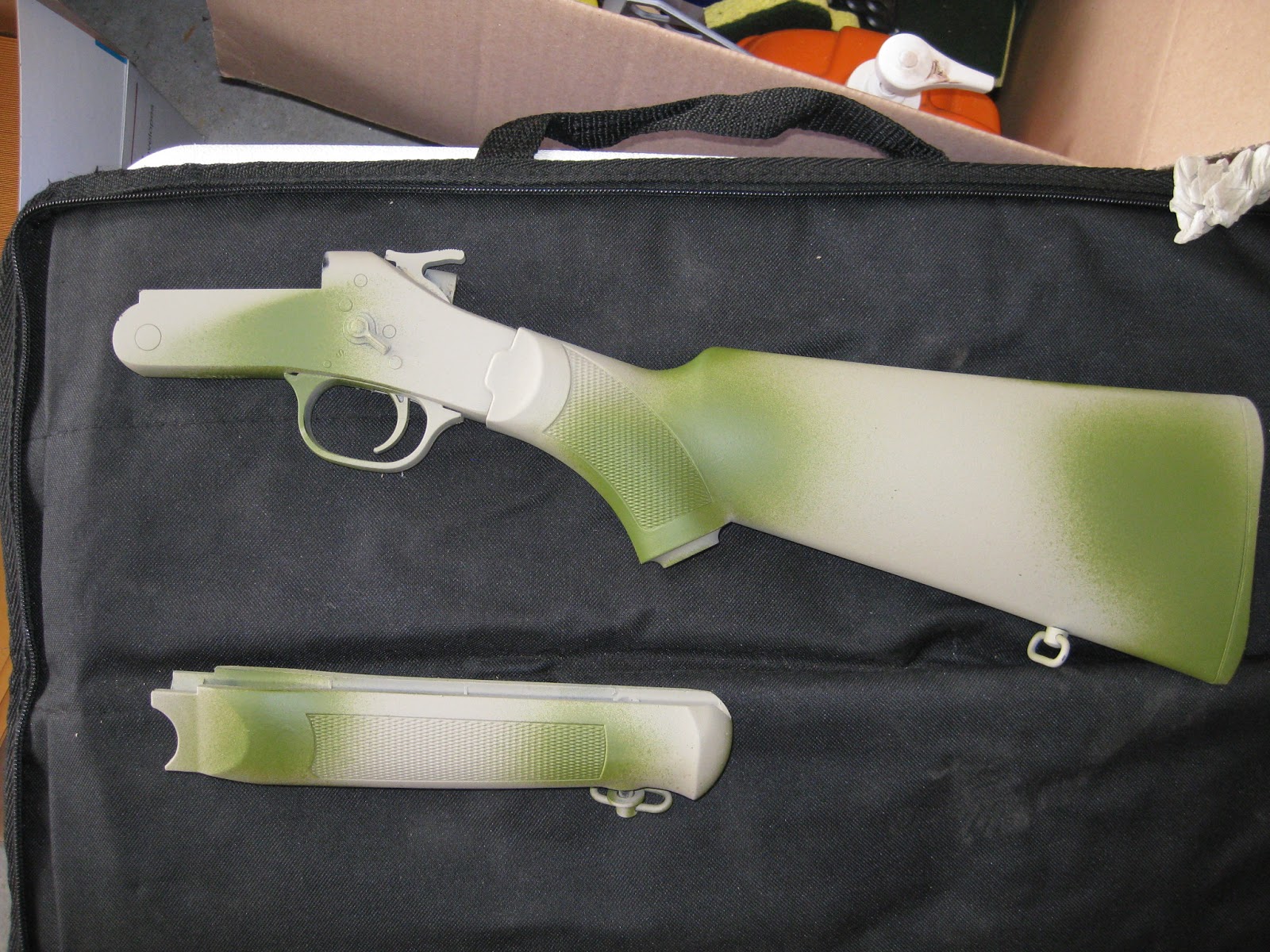 TexasNative00 Hunting and Product Reviews Shotgun Camo Paint Job for Turkey Hunting