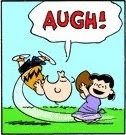 Schultz: Charlie Brown & Lucy & the football.