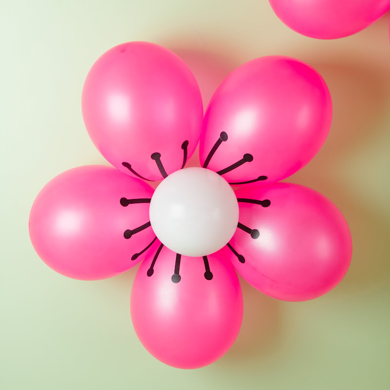 cherry blossom balloon tutorial