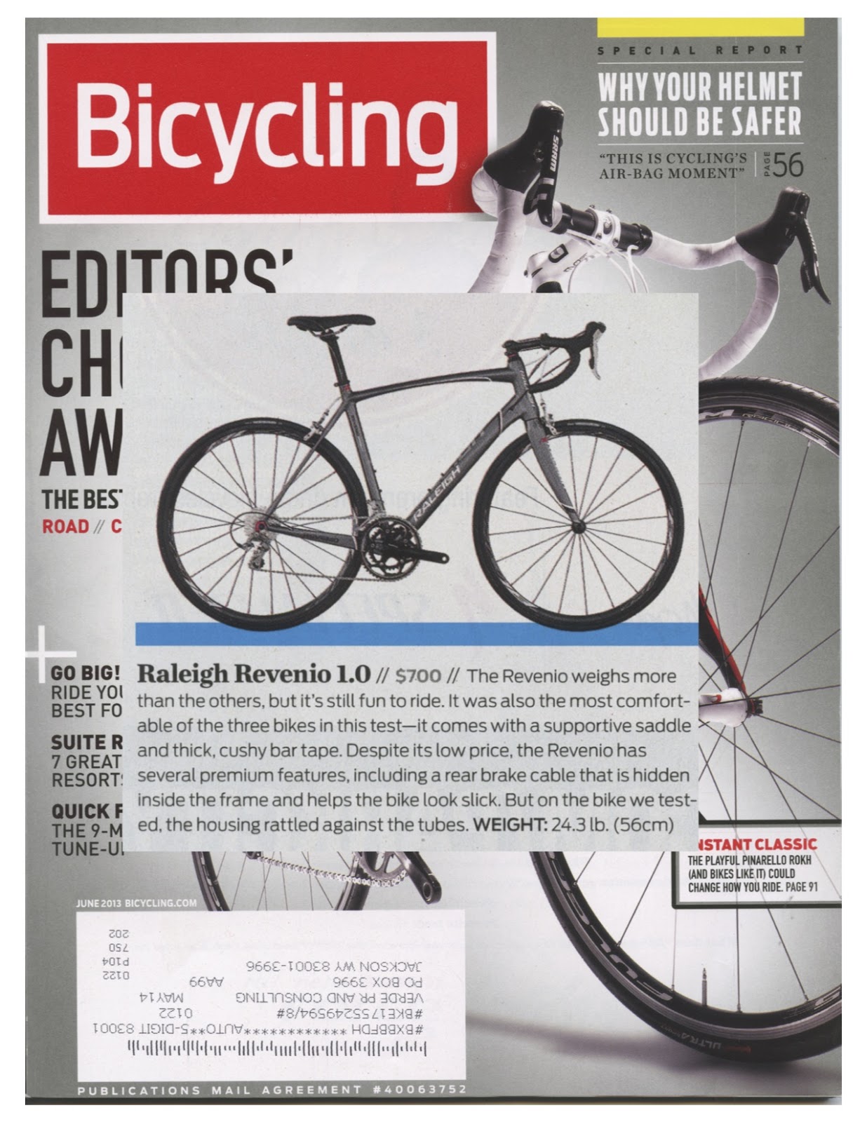 2013 raleigh revenio 1.0