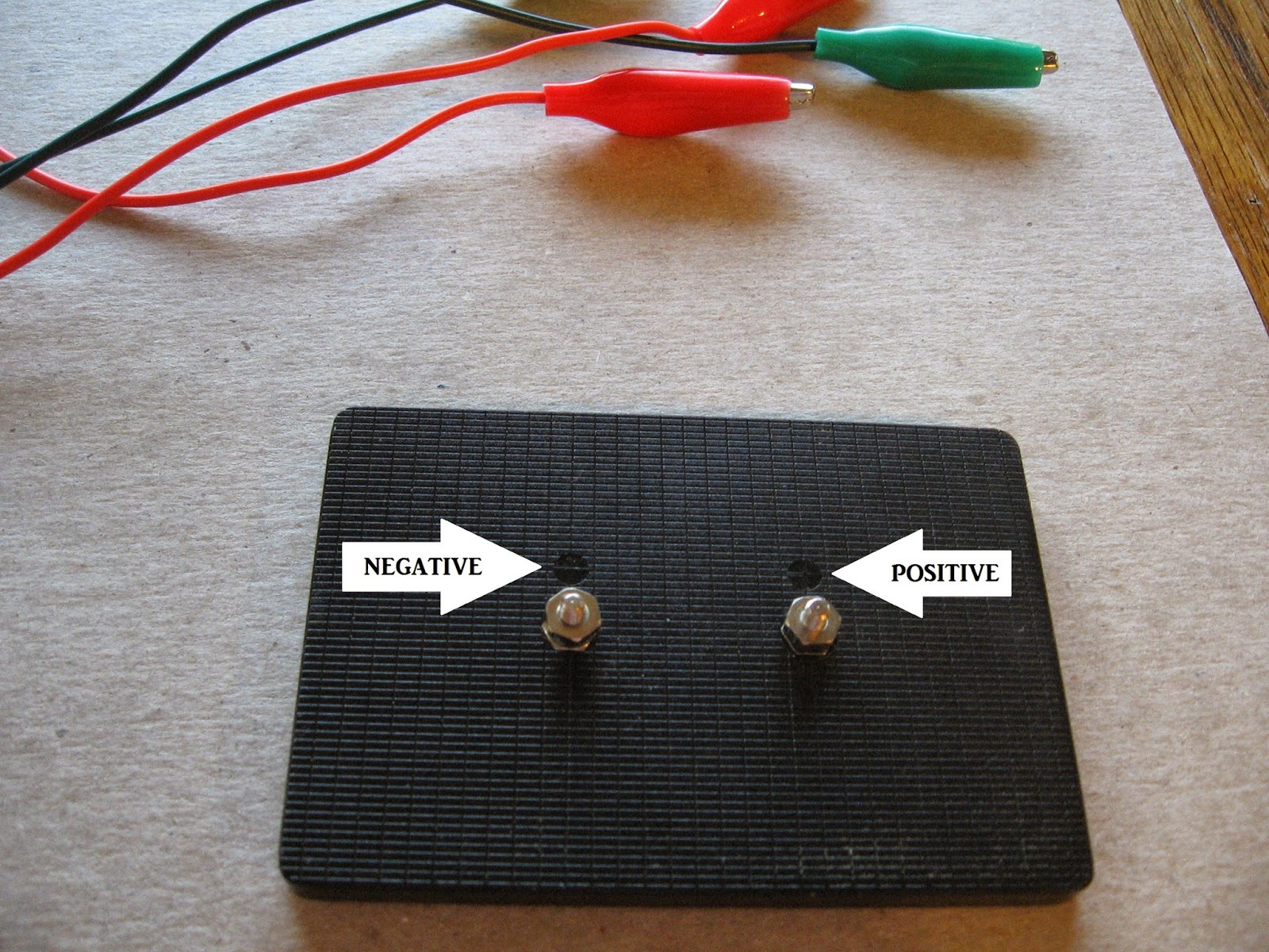 Almost Unschoolers Building a Simple Solar Battery Charger Polarity