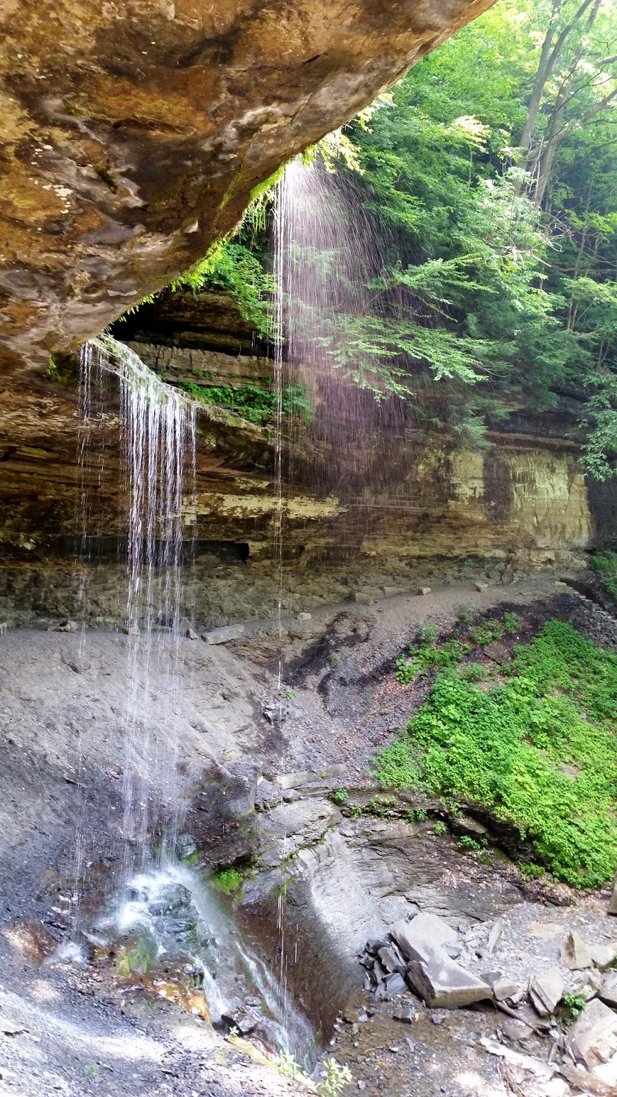In Blue Ink Hiking with kids Tinker Falls & Labrador Hollow