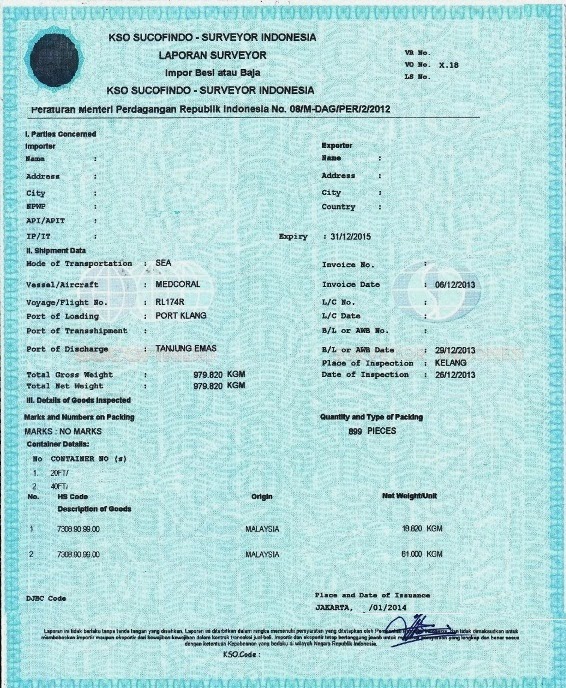 Contoh Laporan Quantity Surveyor | ruang baca ekspor impor barang impor yang wajib ls Contoh Laporan Quantity Surveyor | ruang baca ekspor impor barang impor yang wajib ls