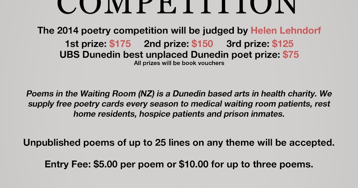 Catalyst Poems In The Waiting Room 2014