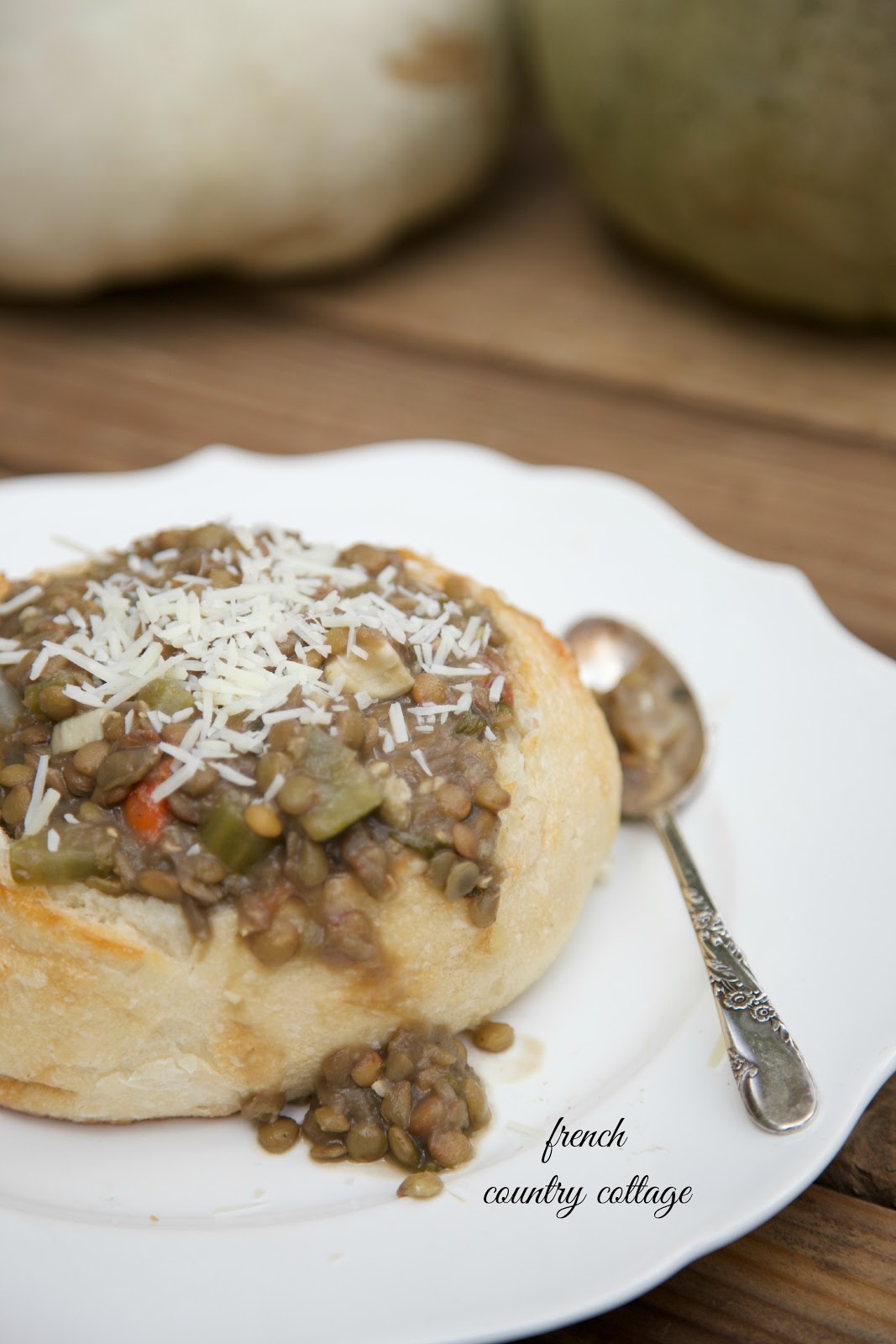 Entertaining Harvest Lentil Soup FRENCH COUNTRY COTTAGE