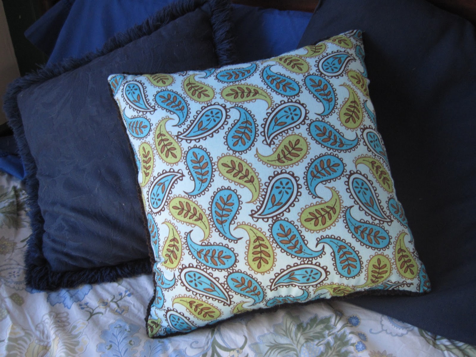 Parris House Wool Works Hooked Rug Pillow Finishing Just One Way