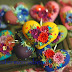 Hearts - Hand made, exquisite little decorated hearts