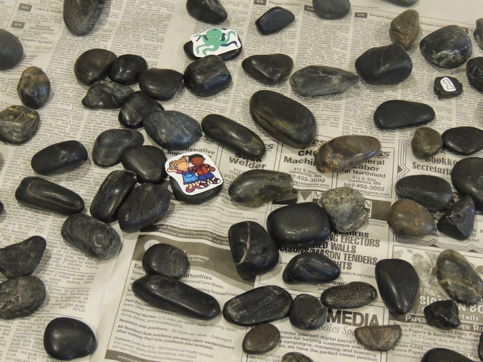 The Learning Center Writing Stones