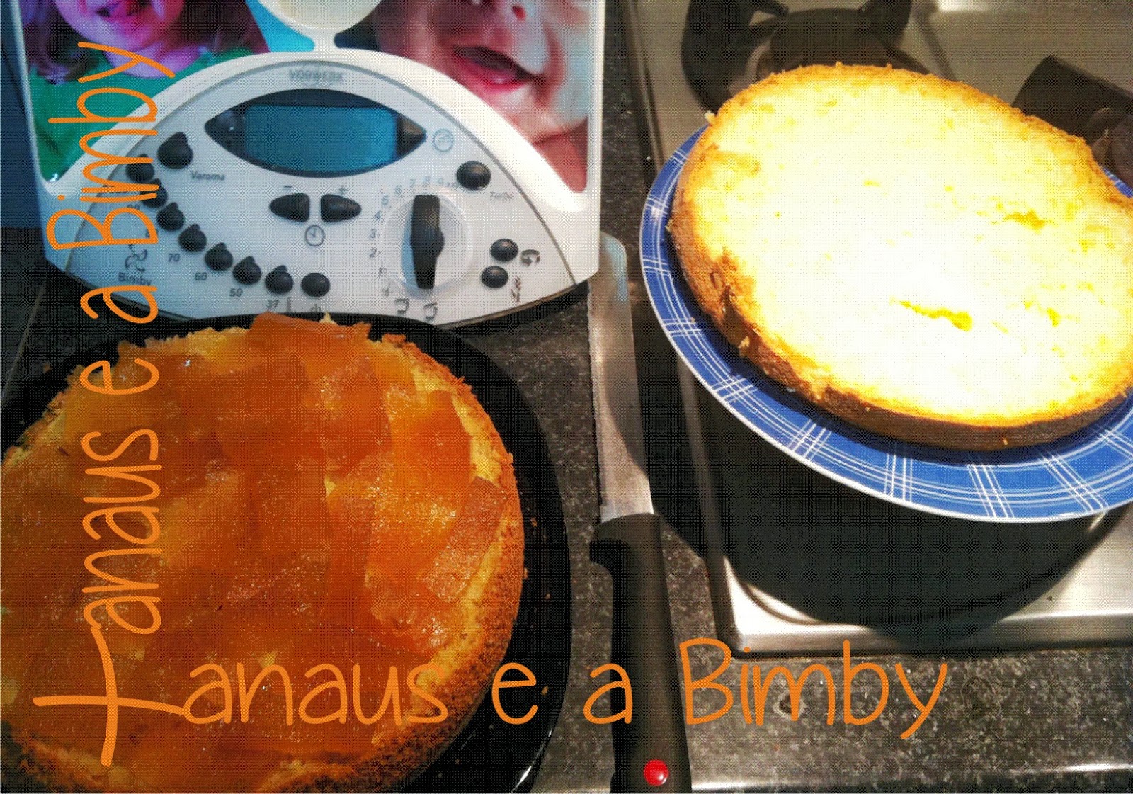 Bolo de Baunilha com Recheio de Marmelada na Bimby