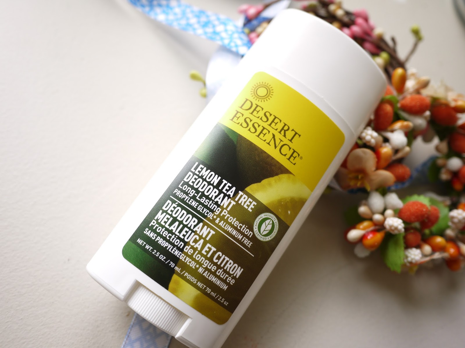Desert Essence Lemon Tea Tree Deodorant review