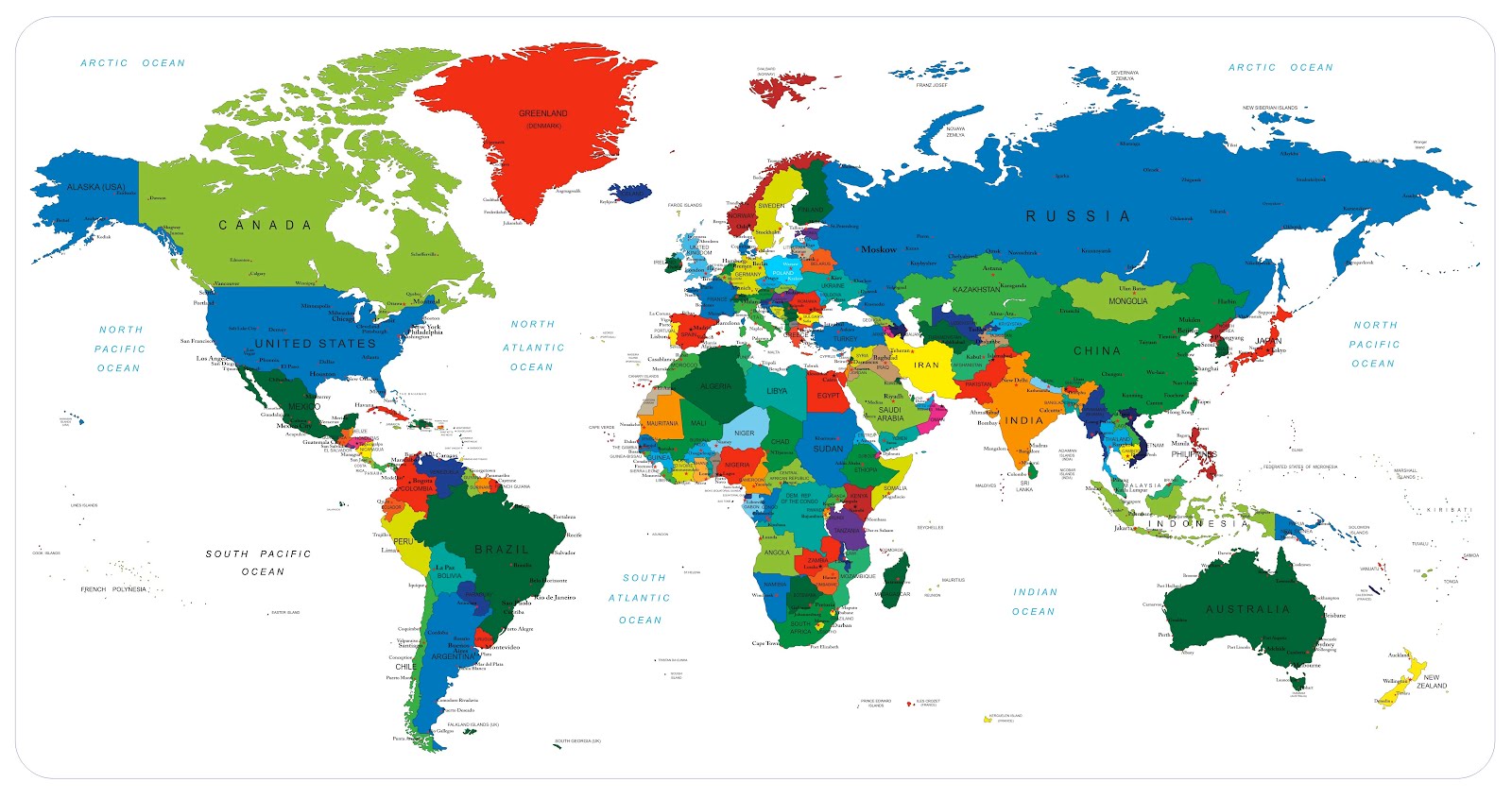mapa świat