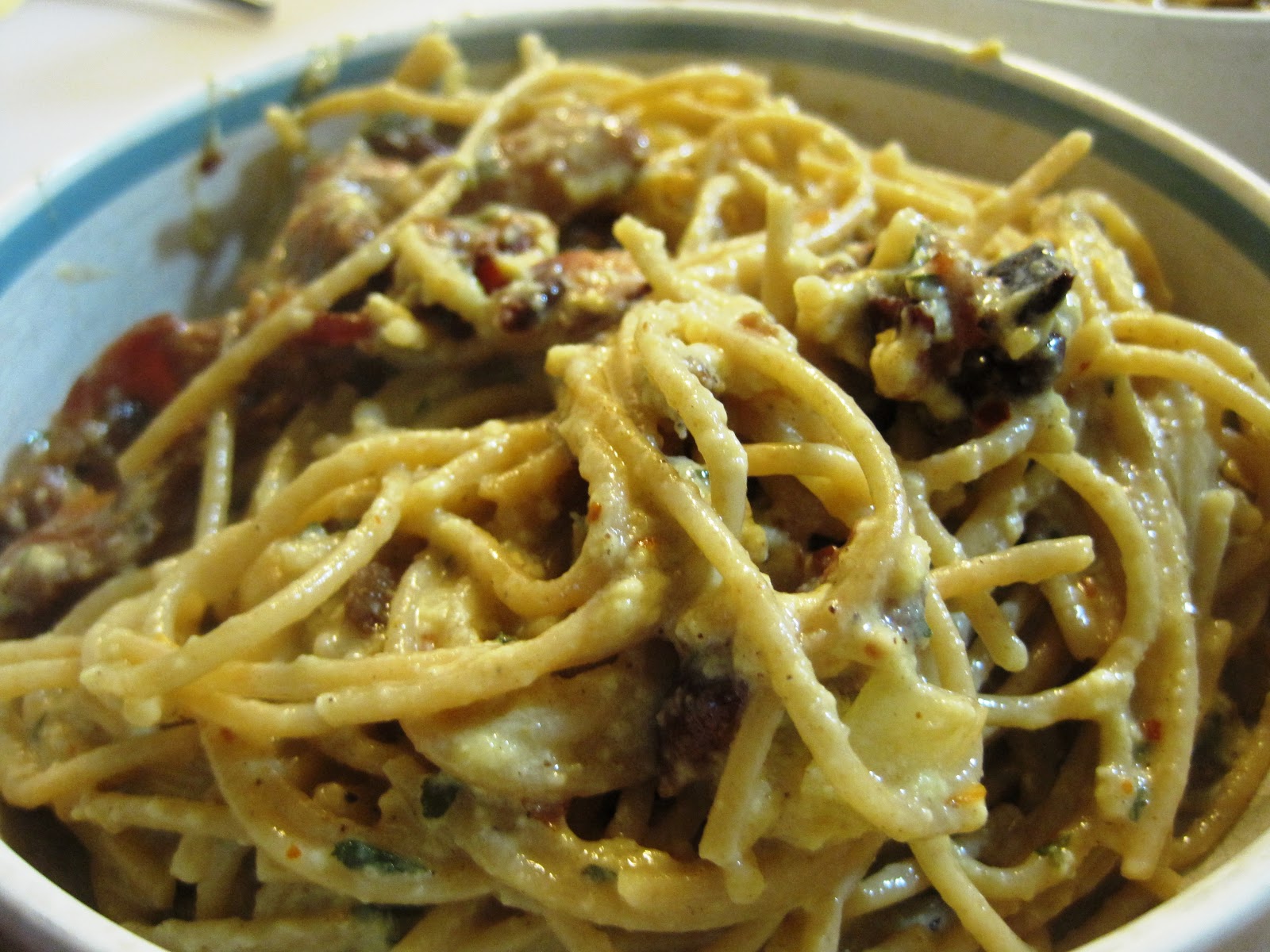 theFoodette & Family Bacon Carbonara