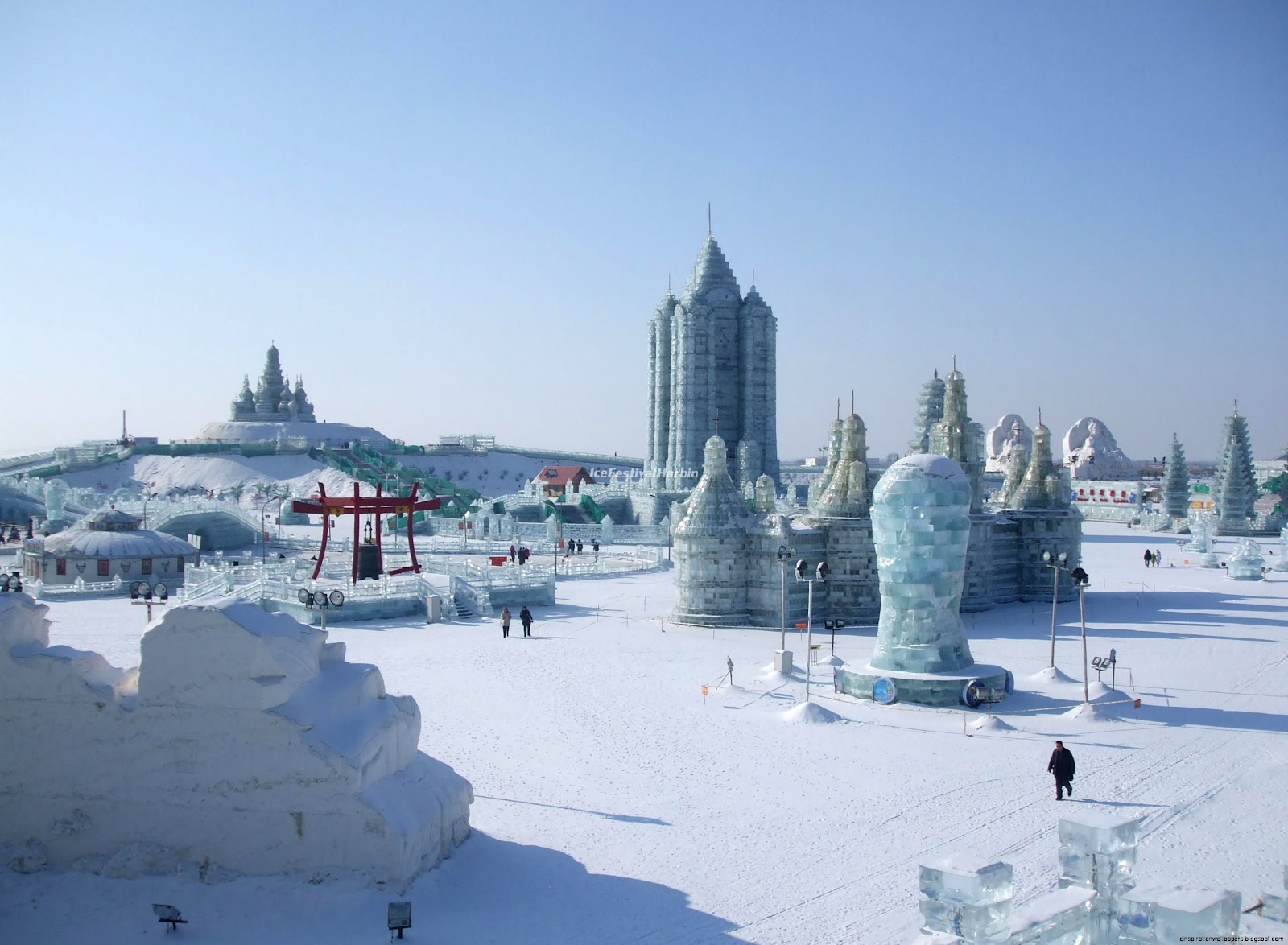 Snow and Ice Festival Harbin China Snow and Ice Festival Harbin China