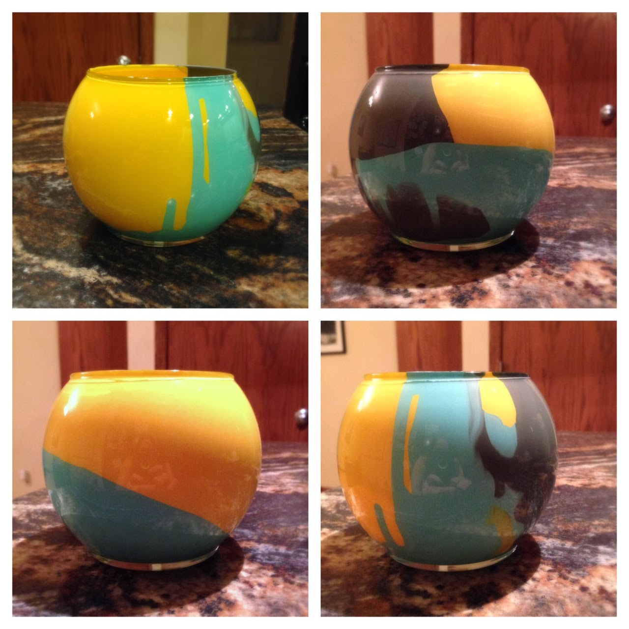 CRAFTY SATURDAY Paint Swirl Vase